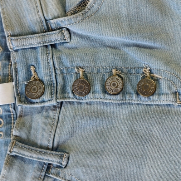 Justice Lightly Distressed Jeans Pant Girl's Size 14. - Picture 6 of 14